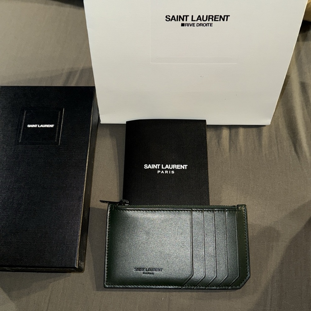Saint Laurent Green Card Holder